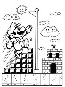 Super Mario Coloring Pages 34
