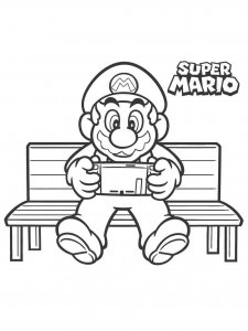 Super Mario Coloring Pages 35
