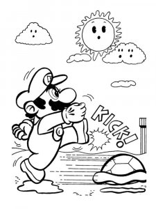 Super Mario Coloring Pages 36