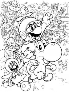 Super Mario Coloring Pages 40