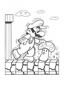 Super Mario Coloring Pages 7