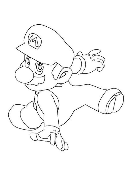 Super Smash Brothers coloring pages