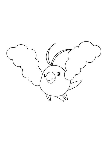 swablu coloring page pdf pokemon