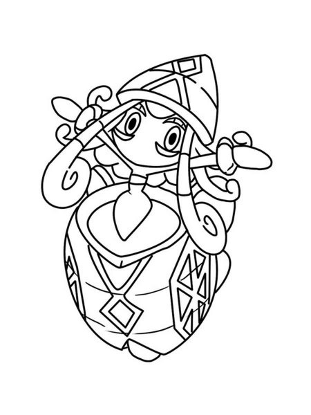 Pokemon Tapu Lele coloring pages - Free Printable