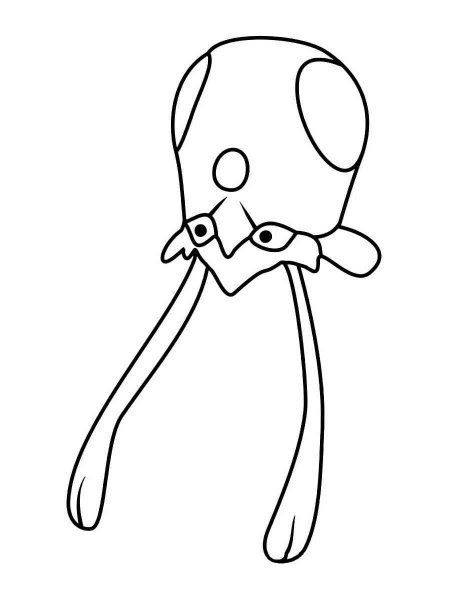 Tentacool Pokemon coloring pages