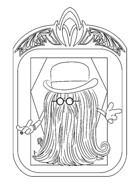 The Addams Family coloring page - The Addams Family Coloring Pages 10 