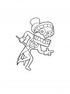 Caine coloring page 7