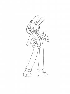 Jax coloring page 6