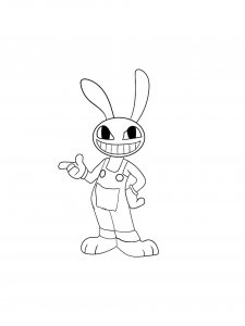 Jax coloring page 8