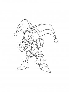Pomni coloring page 17