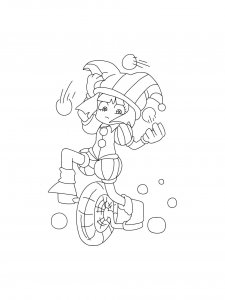 Pomni coloring page 18