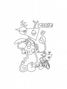 Zooble coloring page 15