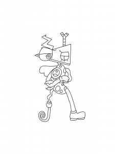 Zooble coloring page 2