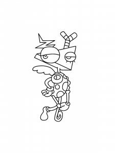 Zooble coloring page 4