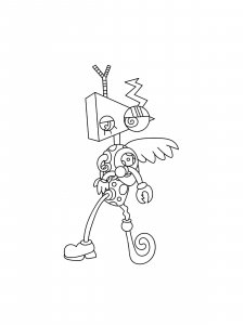 Zooble coloring page 6