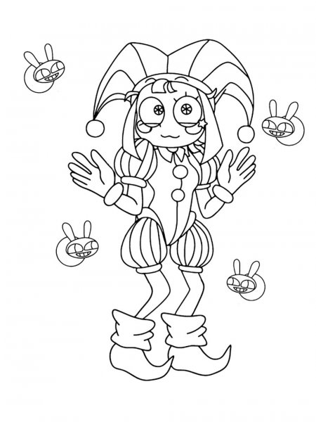 The Amazing Digital Circus coloring pages