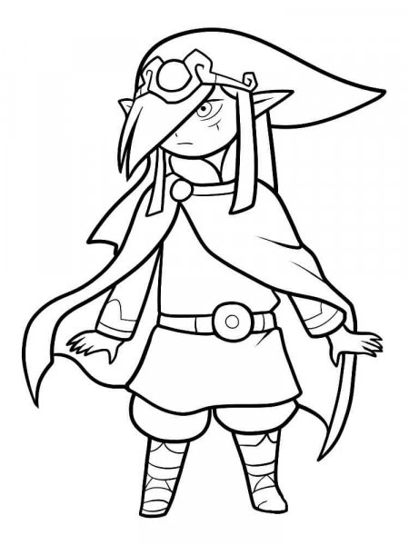 The Legend Of Zelda coloring pages