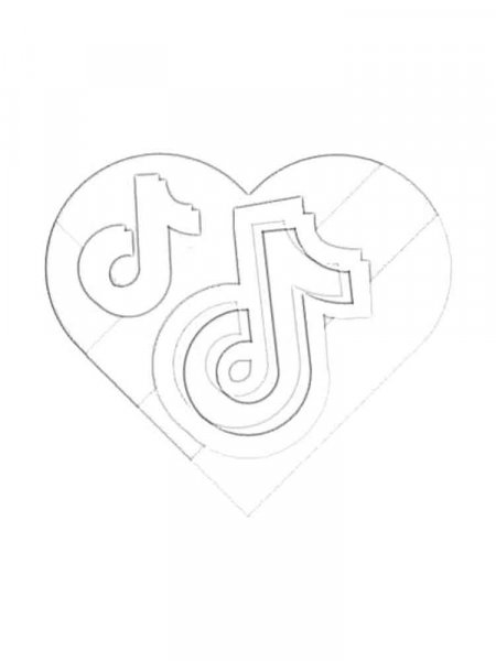 TikTok coloring pages