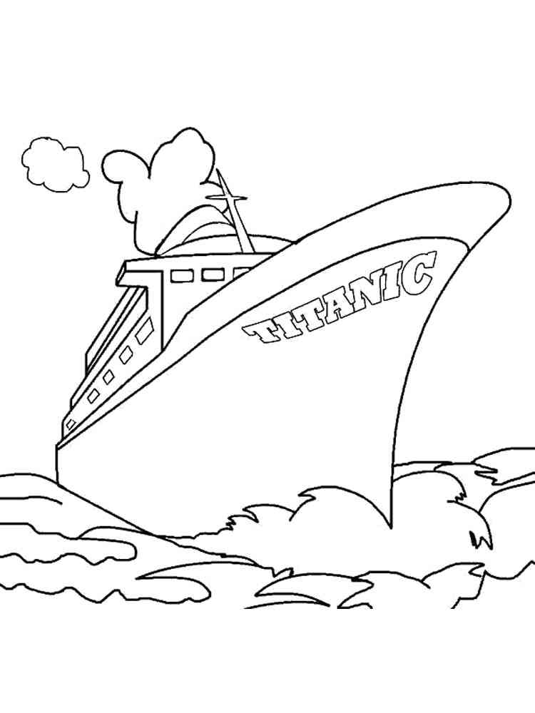 Coloring Pages Titanic