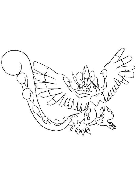 Tornadus Pokemon coloring pages