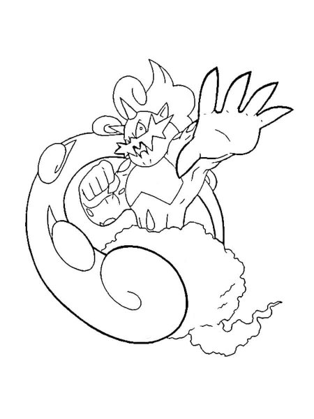 Tornadus Pokemon Coloring Pages