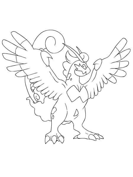 Tornadus Pokemon coloring pages