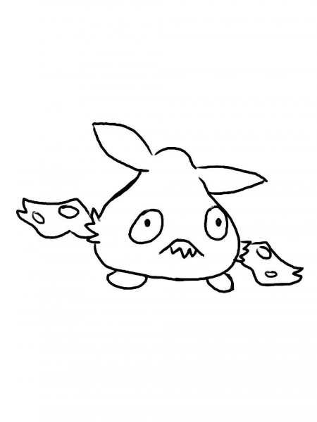 trubbish coloring page transparent png pokemon