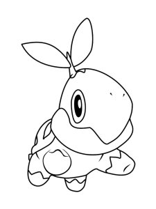 Turtwig Pokemon coloring pages