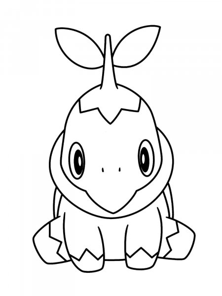 Turtwig Pokemon coloring pages