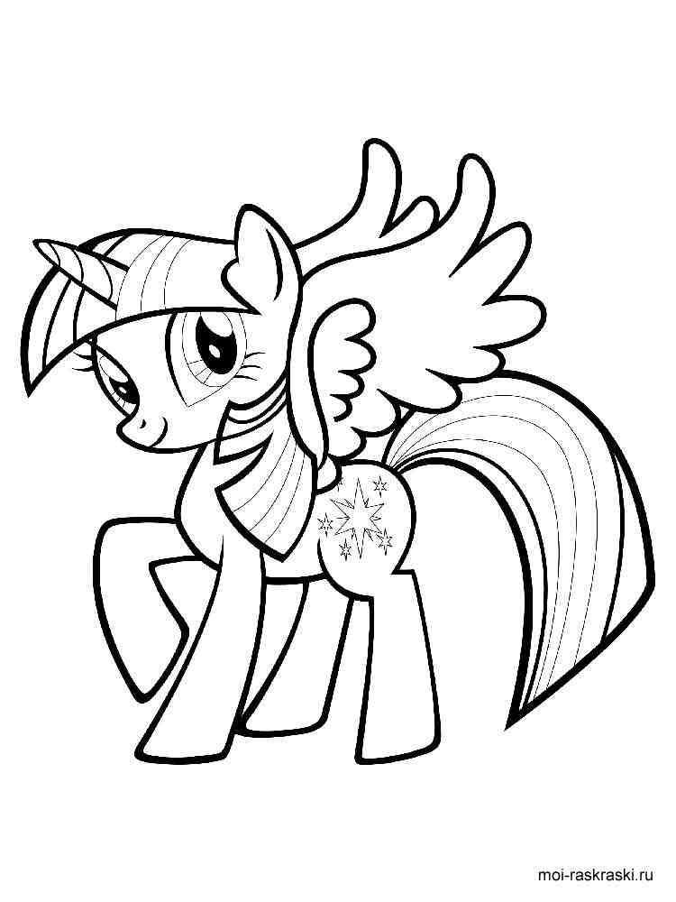 Twilight Sparkle coloring pages. Download and print Twilight Sparkle  coloring pages