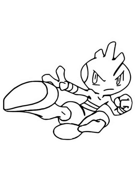 Tyrogue Pokemon Coloring Pages