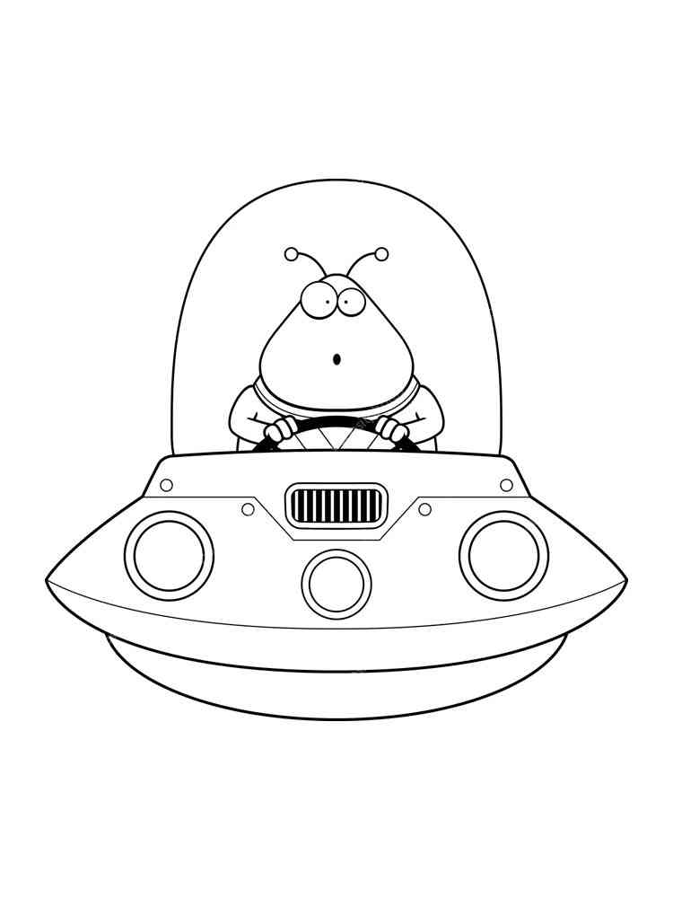 Ufo Coloring Pages Printable Coloring Pages