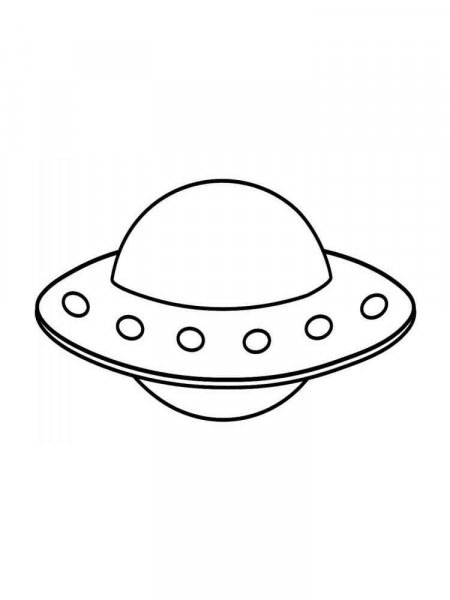 UFO coloring pages