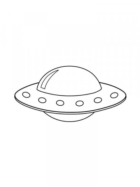 UFO coloring pages