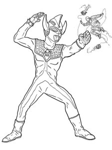 Ultraman Coloring Pages 12