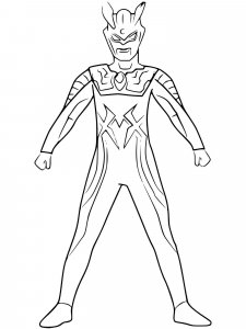 Ultraman coloring pages