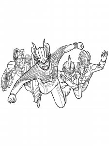 Ultraman Coloring Pages 8