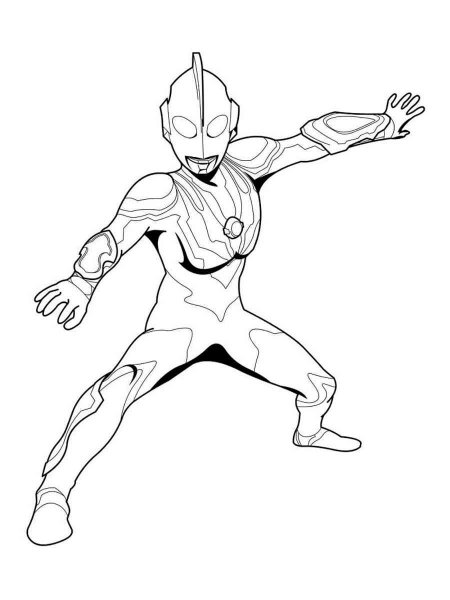 Ultraman coloring pages