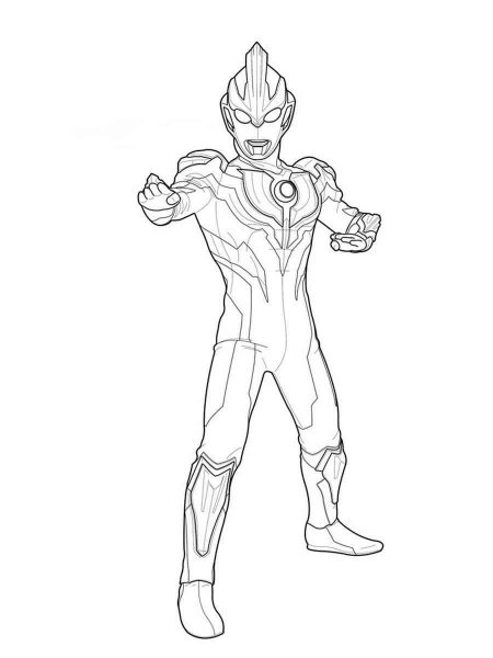 Ultraman coloring pages