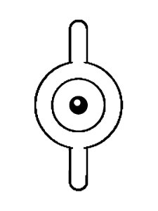 Unown Pokemon coloring pages