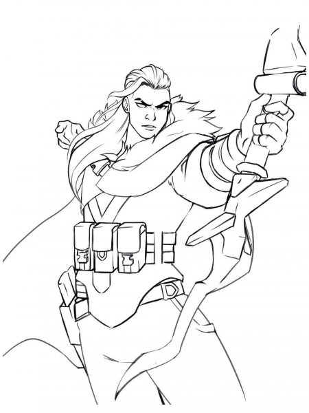 Valorant coloring pages