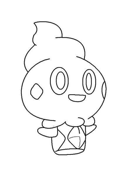 Vanillite Pokemon coloring pages