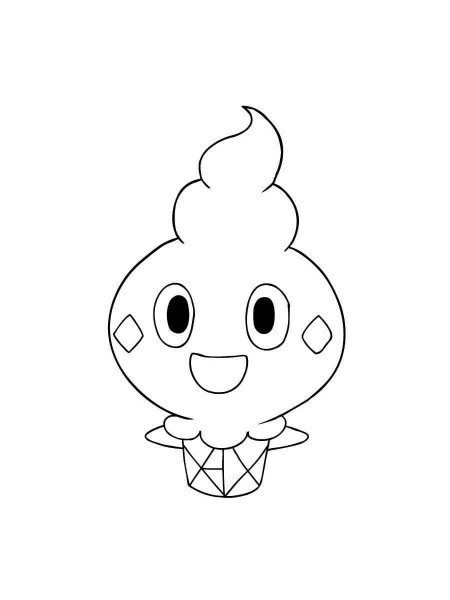 Vanillite Pokemon coloring pages