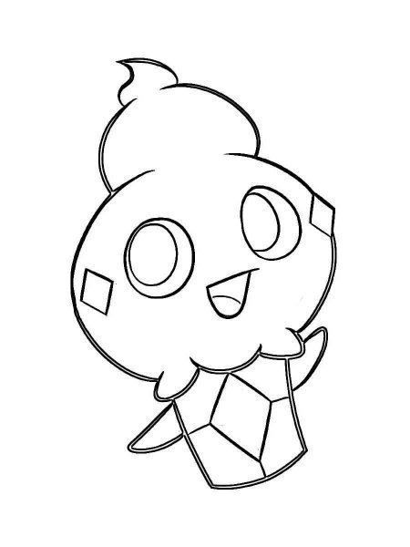 Vanillite Pokemon coloring pages