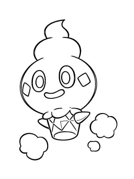 Vanillite Pokemon coloring pages