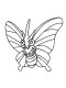 coloring venomoth pages pokemon