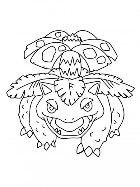 Pokemon Venusaur coloring pages - Free Printable