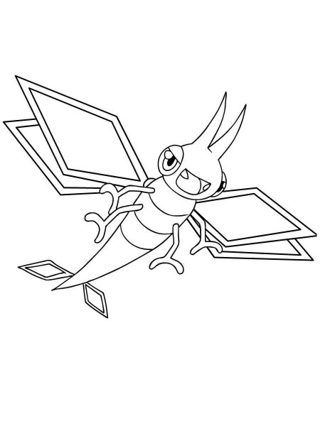 vibrava coloring page png pokemon