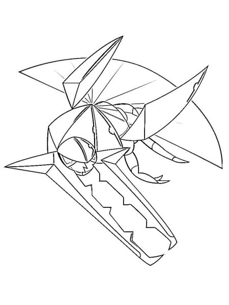 vikavolt coloring pages for children pokemon