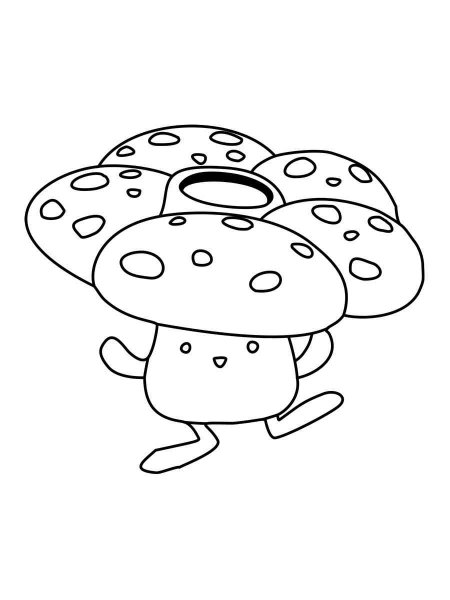 Vileplume Pokemon coloring pages